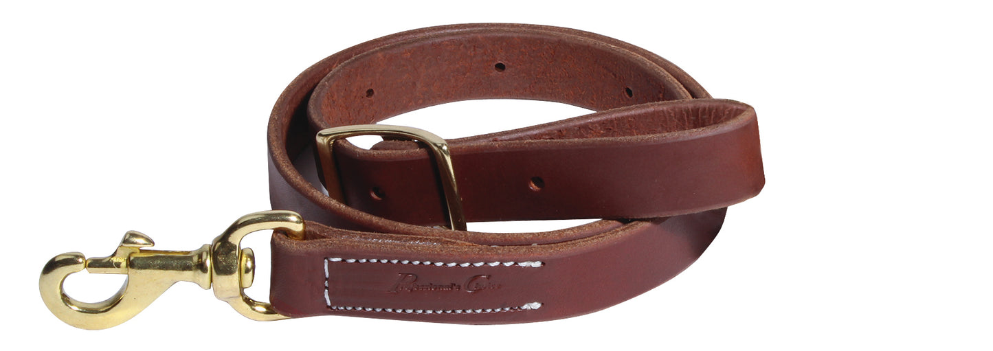 1" Heavy Oiled Leather Tie Down Strap by Professional's Choice®