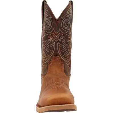 Bronze Brown MonoCrepe® 12" Waterproof Western Men's Boot by Rocky®