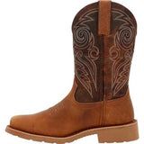 Bronze Brown MonoCrepe® 12" Waterproof Western Men's Boot by Rocky®