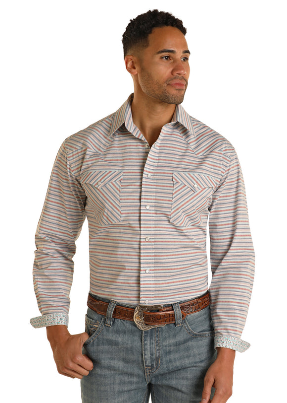 Rough Stock™ Multi Stripe Men's Shirt by Panhandle Slim®