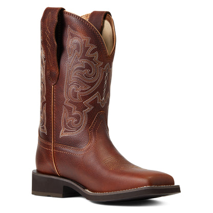 a brown delilah women's boot by ariat