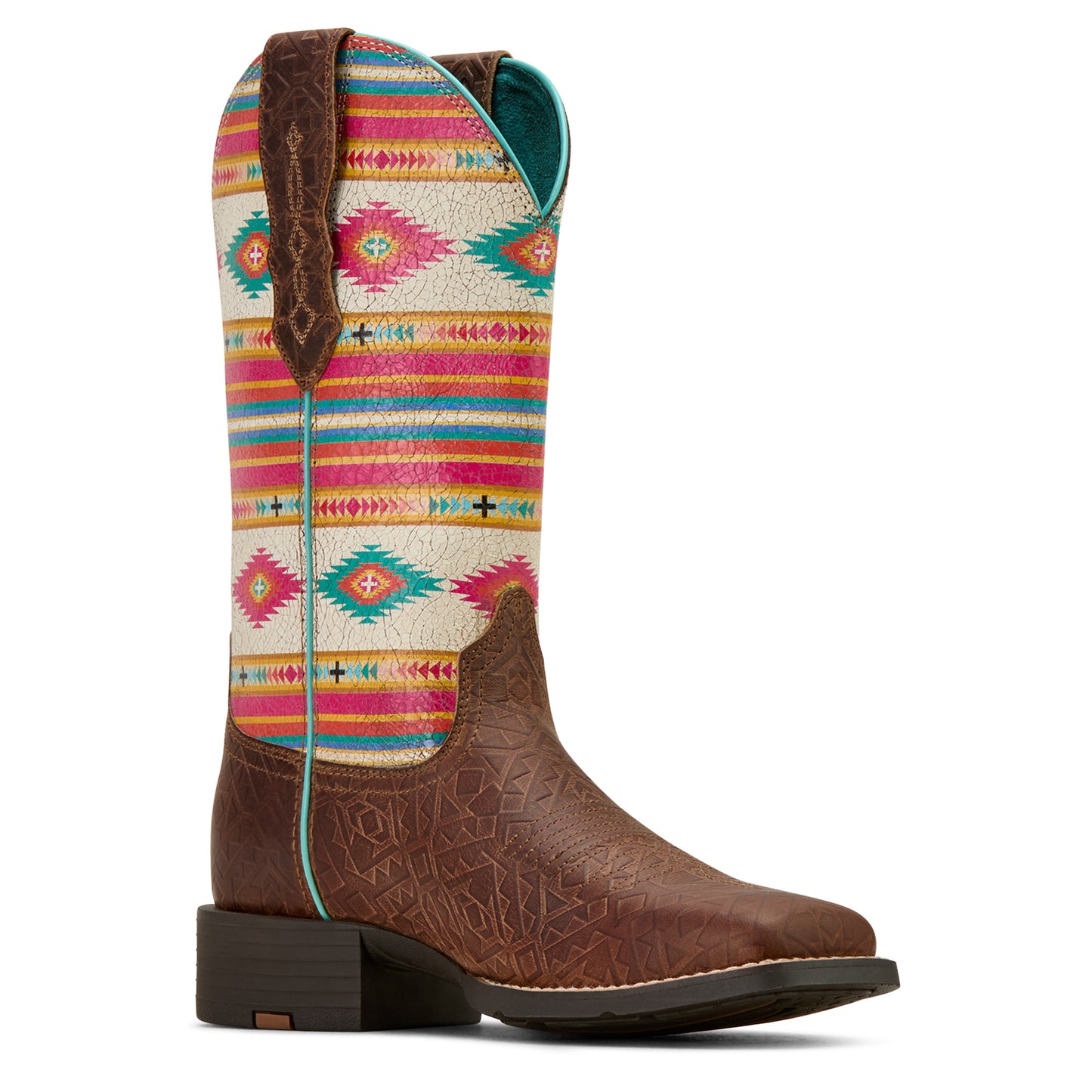 Southwest 'Round Up' Wide Square Toe Stretchfit Women's Boot by Ariat®