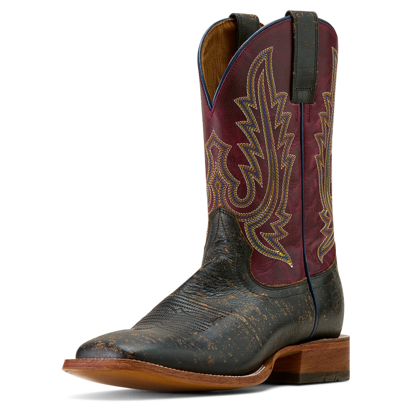 Shadow Puple 'County Roads' Wide Square Toe Men's Boot by Ariat®