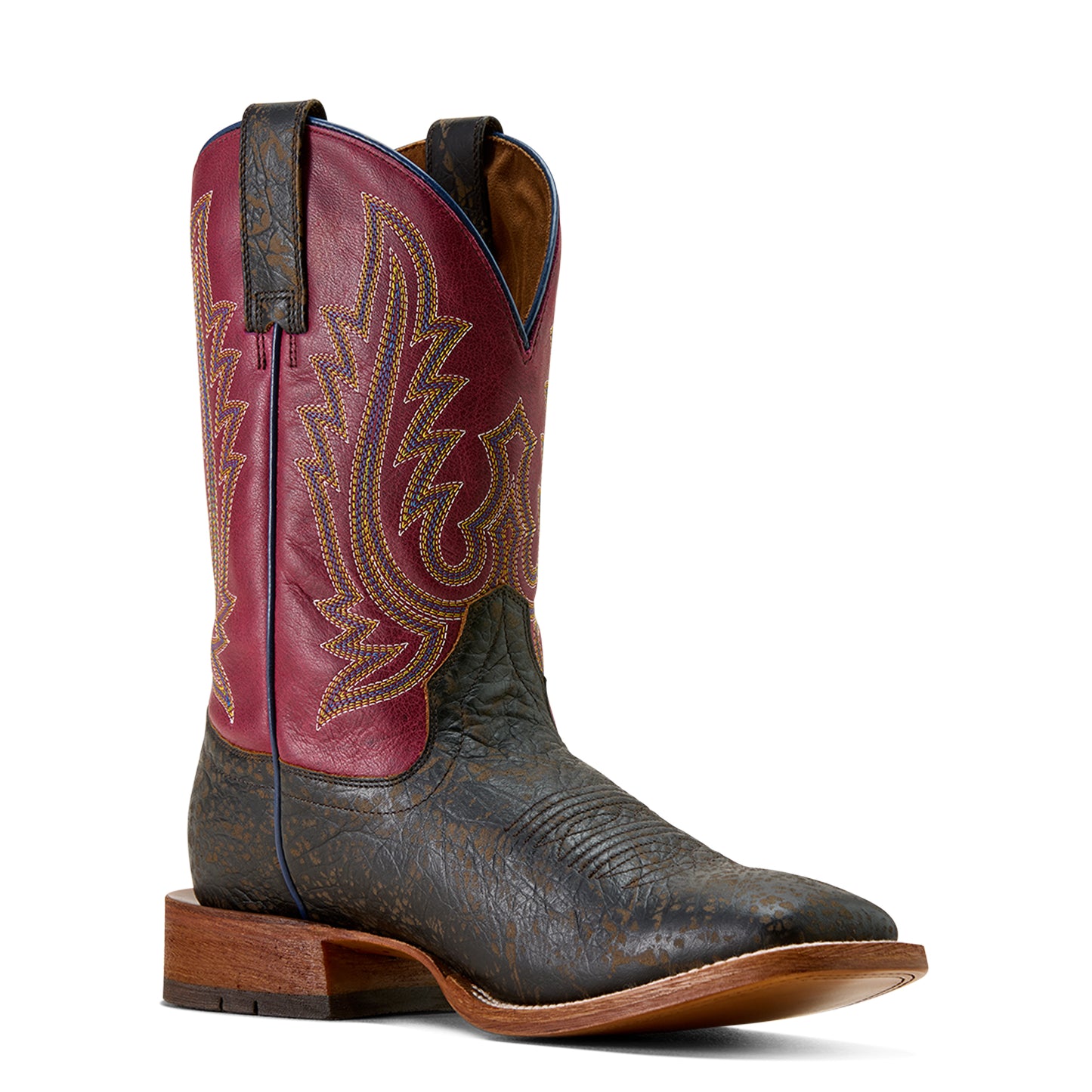 Shadow Puple 'County Roads' Wide Square Toe Men's Boot by Ariat®