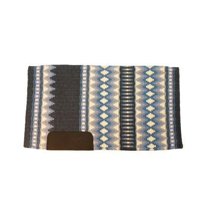 Blue Professional's Choice Saddle pad on a white background