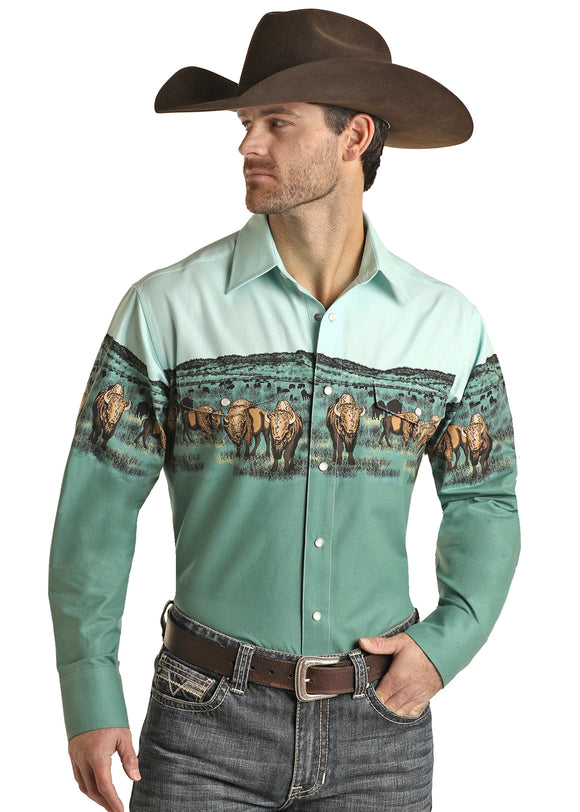 'Great Plains' Men's Shirt by Panhandle Slim®