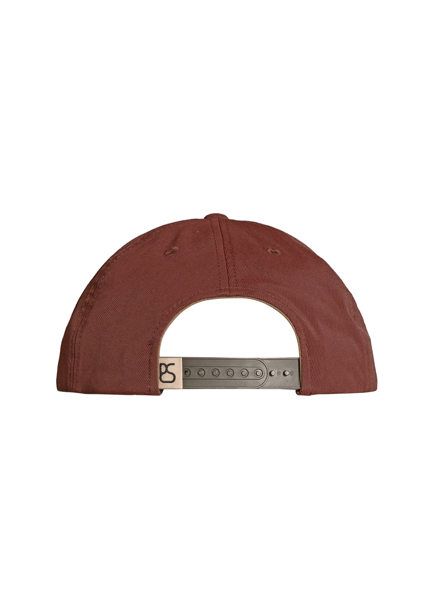 Rust-colored snapback Panhandle Slim baseball cap shown from the back