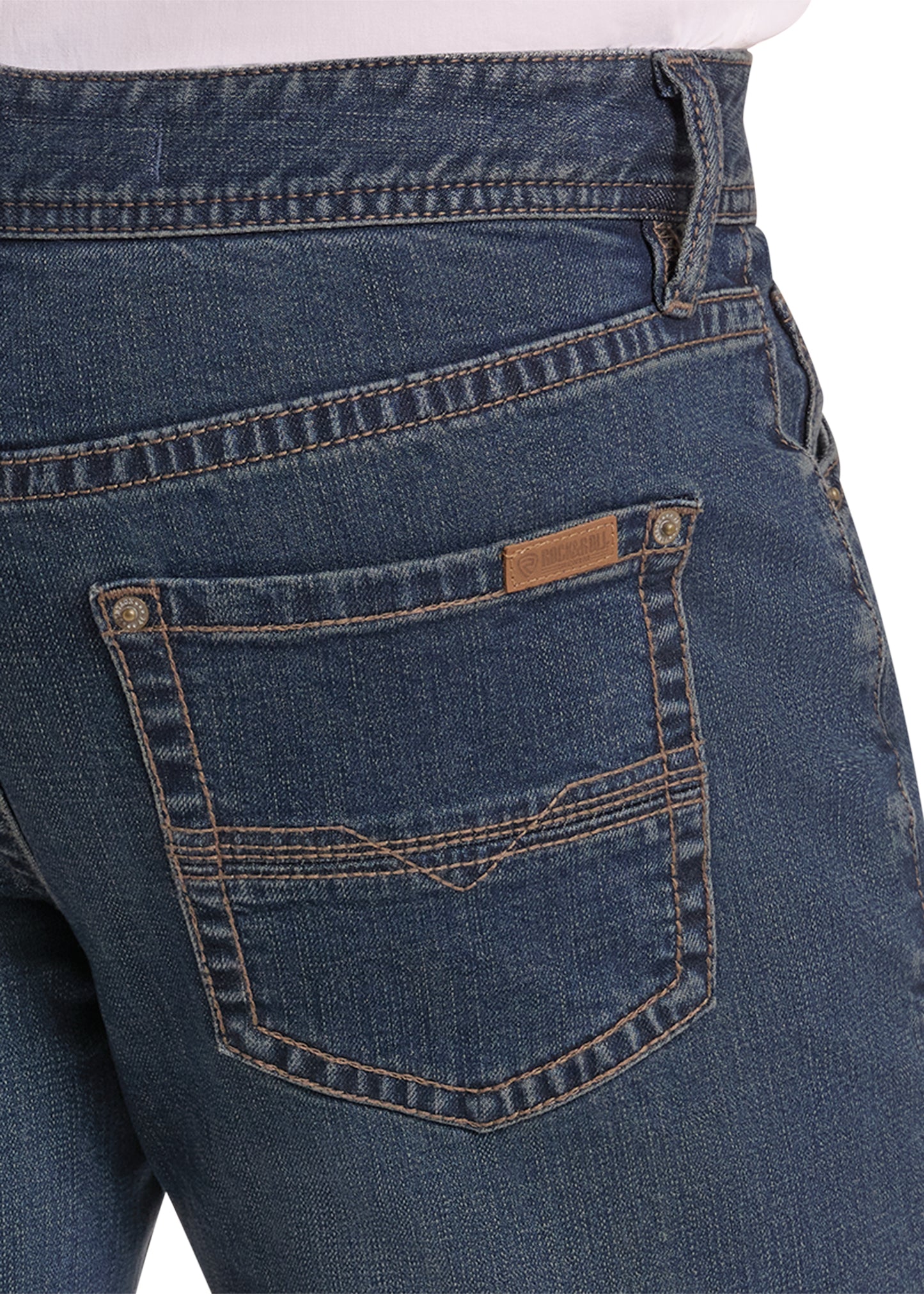 a close up of men's jean pocket 