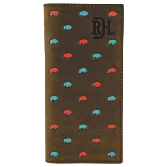 Bison Pattern Rodeo Men's Wallet by Red Dirt Hat Co®