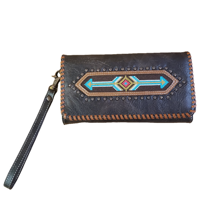 Whipstitch Tri-Fold Women's Wallet by Nocona®