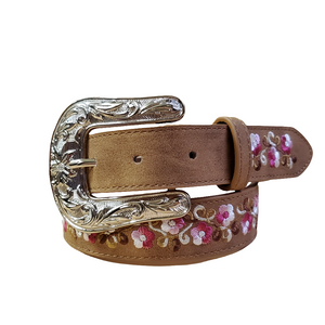 Floral Embroidered Girl's Belt by Angel Ranch®