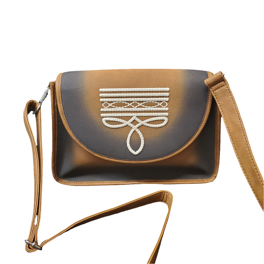 Distressed Boot Stitch Purse by Angel Ranch®