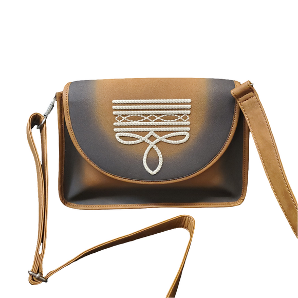 Distressed Boot Stitch Purse by Angel Ranch®