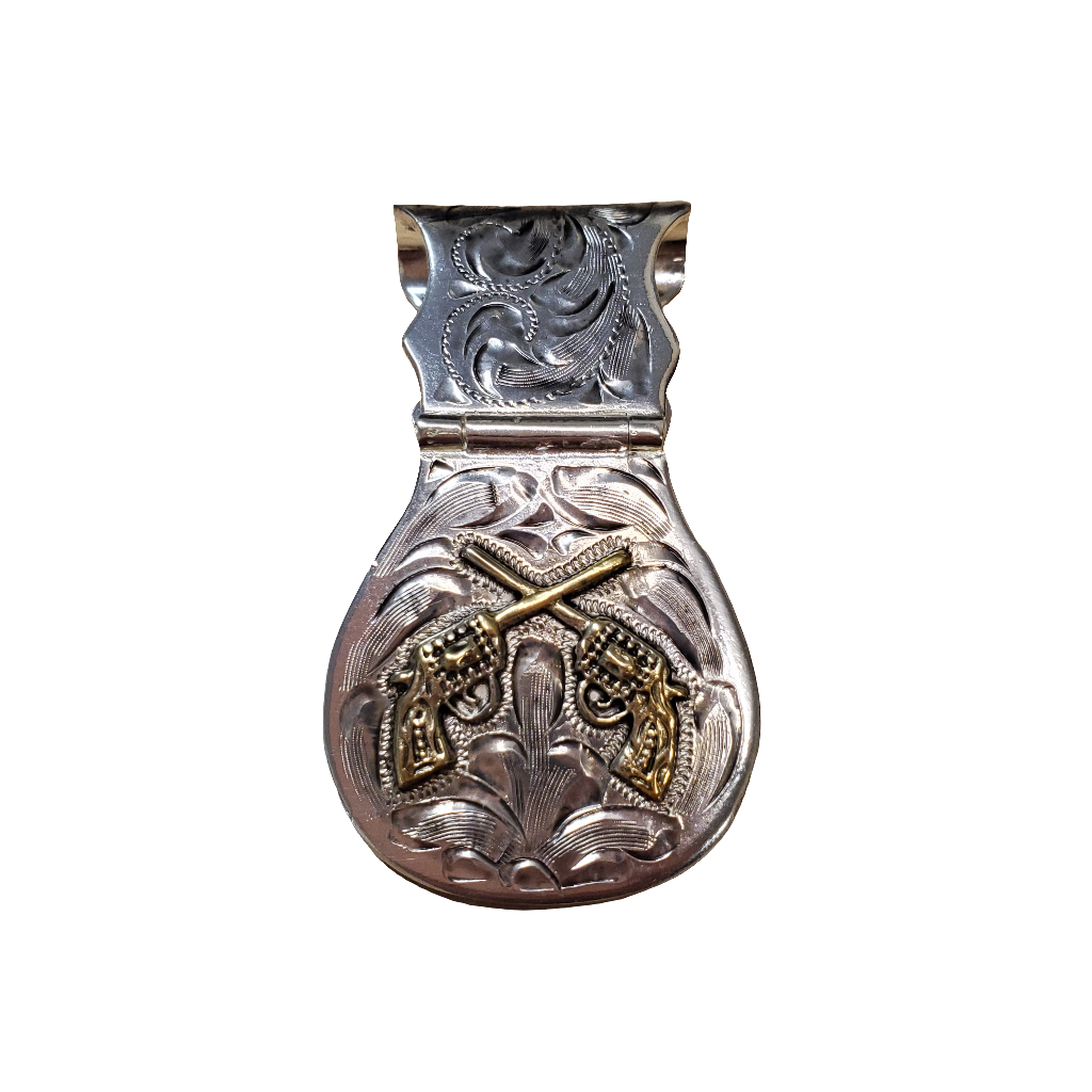Pistols Hinge Money Clip