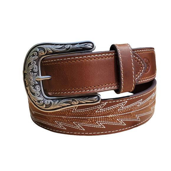 Brown Boot Stitch Women's Belt by Ariat®