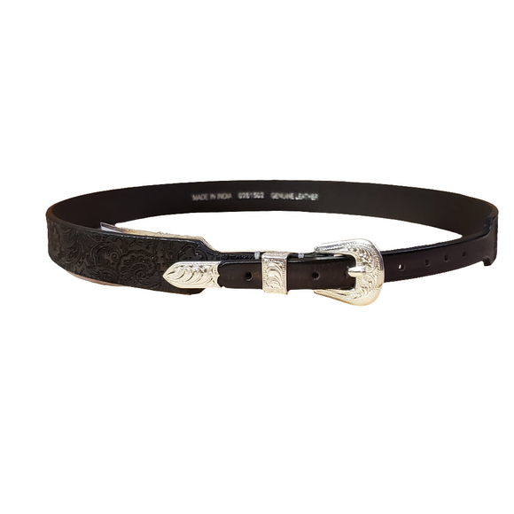 Dark Brown Laser Engraved Hat Band by Twister®