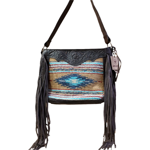 Fringe Saddle Blanket Shoulder Bag by Ariat®