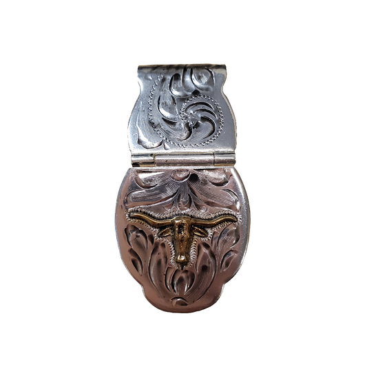 Steerhead Hinge Money Clip
