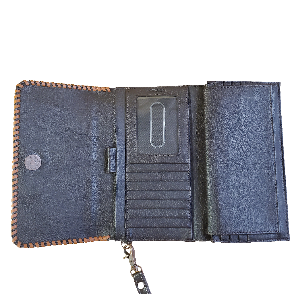 Whipstitch Tri-Fold Women's Wallet by Nocona®