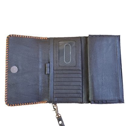 Whipstitch Tri-Fold Women's Wallet by Nocona®