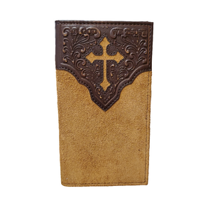 Suede Cross Men's Rodeo Wallet by Nocona®