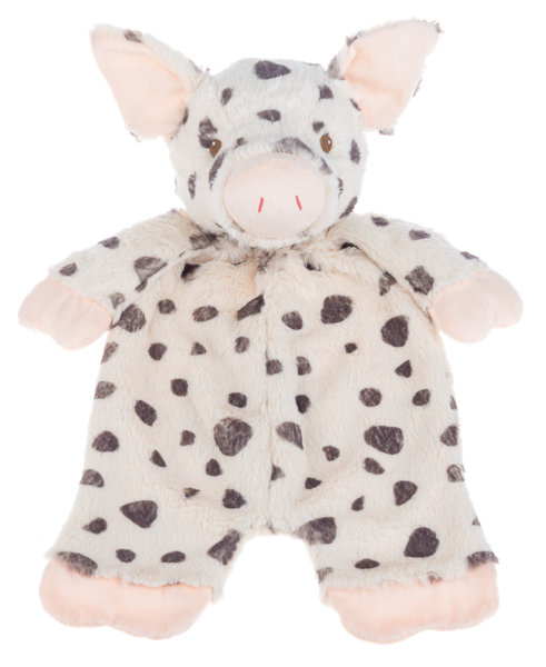 Ganz Plush toy pig with black spots on a white background