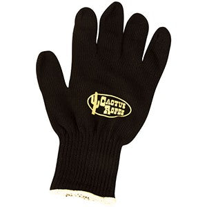 Black Cotton Rope Gloves by Cactus Ropes®