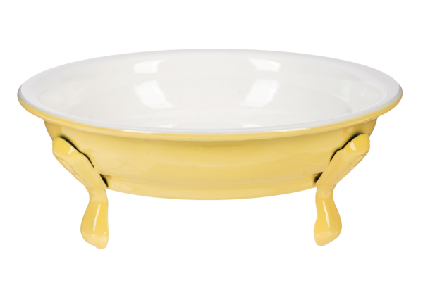 Enamel Clawfoot Soap Dish by Ganz®