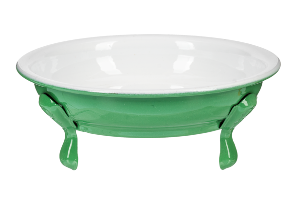 Enamel Clawfoot Soap Dish by Ganz®