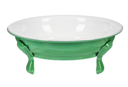 Enamel Clawfoot Soap Dish by Ganz®