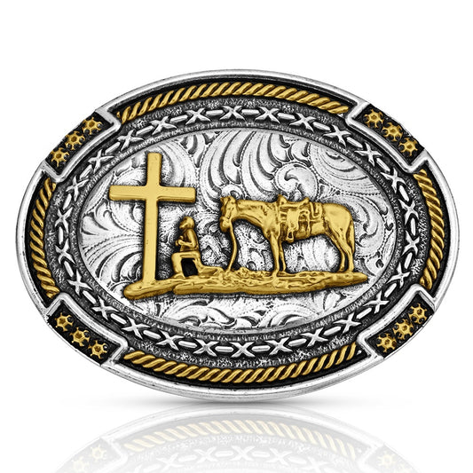 Attitude™ Cowboy Credence Buckle by Montana Silversmiths®