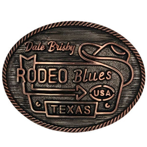 Attitude™ Dale Brisby™ 'Rodeo Blues' Belt Buckle by Montana Silversmiths®