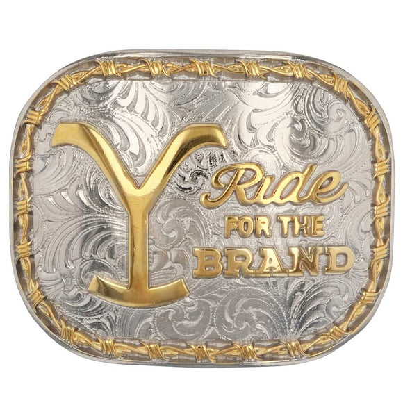 Attitude™ Yellowstone® 'Ride for the Brand' Buckle by Montana Silversmiths®
