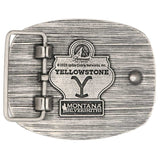 Attitude™ Yellowstone® Longhorn 'Dutton Ranch' Buckle by Montana Silversmiths®