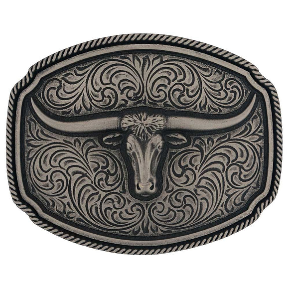 Attitude™ Longhorn Soul Buckle by Montana Silversmiths®