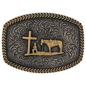 Attitude™ Faithful Frontier Buckle by Montana Silversmiths®