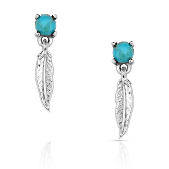 'Take Flight' Turquoise Earrings by Montana Silversmiths®