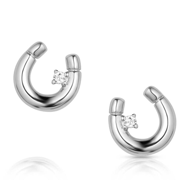 'Little Light Horseshoe' Earrings by Montana Silversmiths®