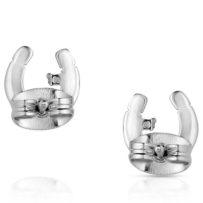 'Little Light Horseshoe' Earrings by Montana Silversmiths®