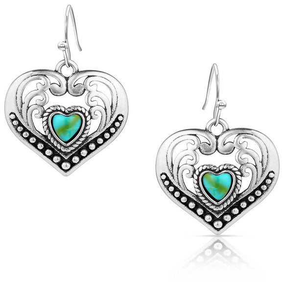 'Fierce Hearts' Earrings by Montana Silversmiths®