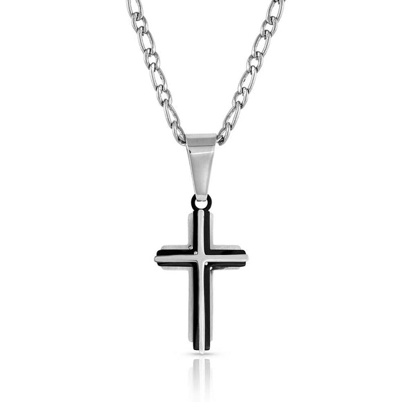 'Strong Faith' Cross Necklace by Montana Silversmiths®