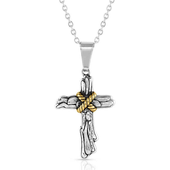 Rugged Cross Necklace by Montana Silversmiths®