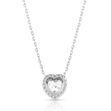 'Roped Heart' Necklace by Montana Silversmiths®