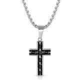 'Barbed Wire' Cross Necklace by Montana Silversmiths®