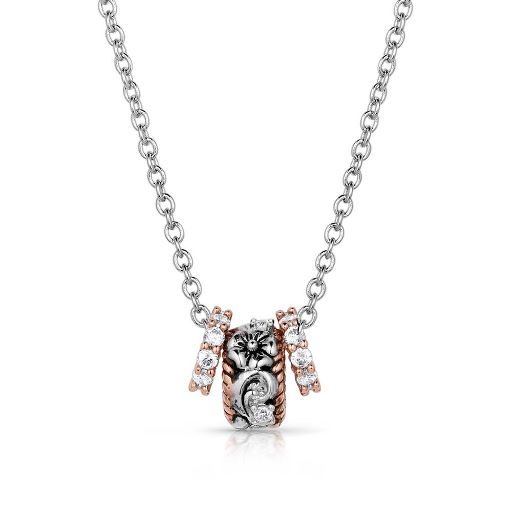 Montana Silversmiths Necklace with a detailed pendant on a white background