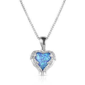 'Heart's Flame' Opal Necklace by Montana Silversmiths®