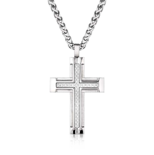 'Hero's Belief' Cross Necklace by Montana Silversmiths®