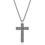 'Stability in Faith' Cross Necklace by Montana Silversmiths®