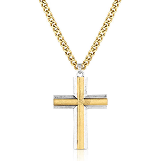 'Faithful Tradition' Cross Necklace by Montana Silversmiths®