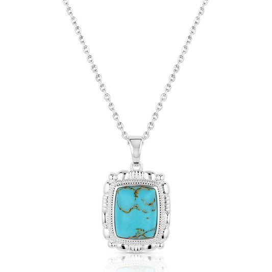 Turquoise 'Peace' Necklace by Montana Silversmiths®